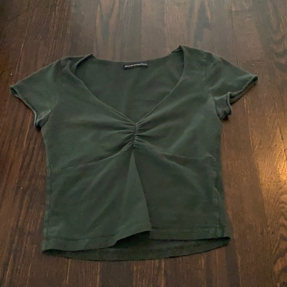 dark green t-shirt